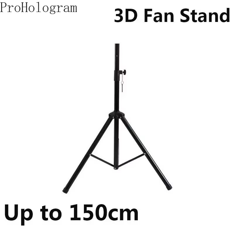 3D Projector Fan Stand Tripod Portable Advertising Fan Tripod Stand for 3D Hologram Fan Projector Adjustable Bracket Stand