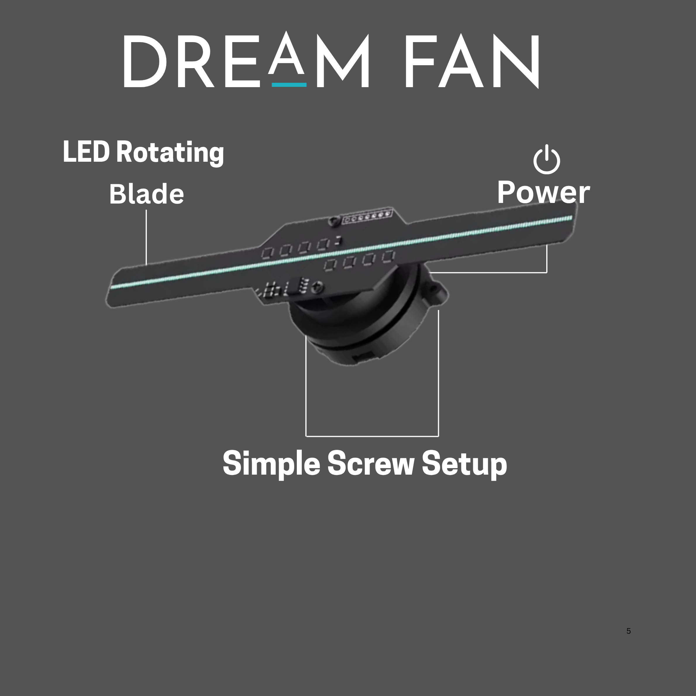The Dream Fan™ 18cm Display